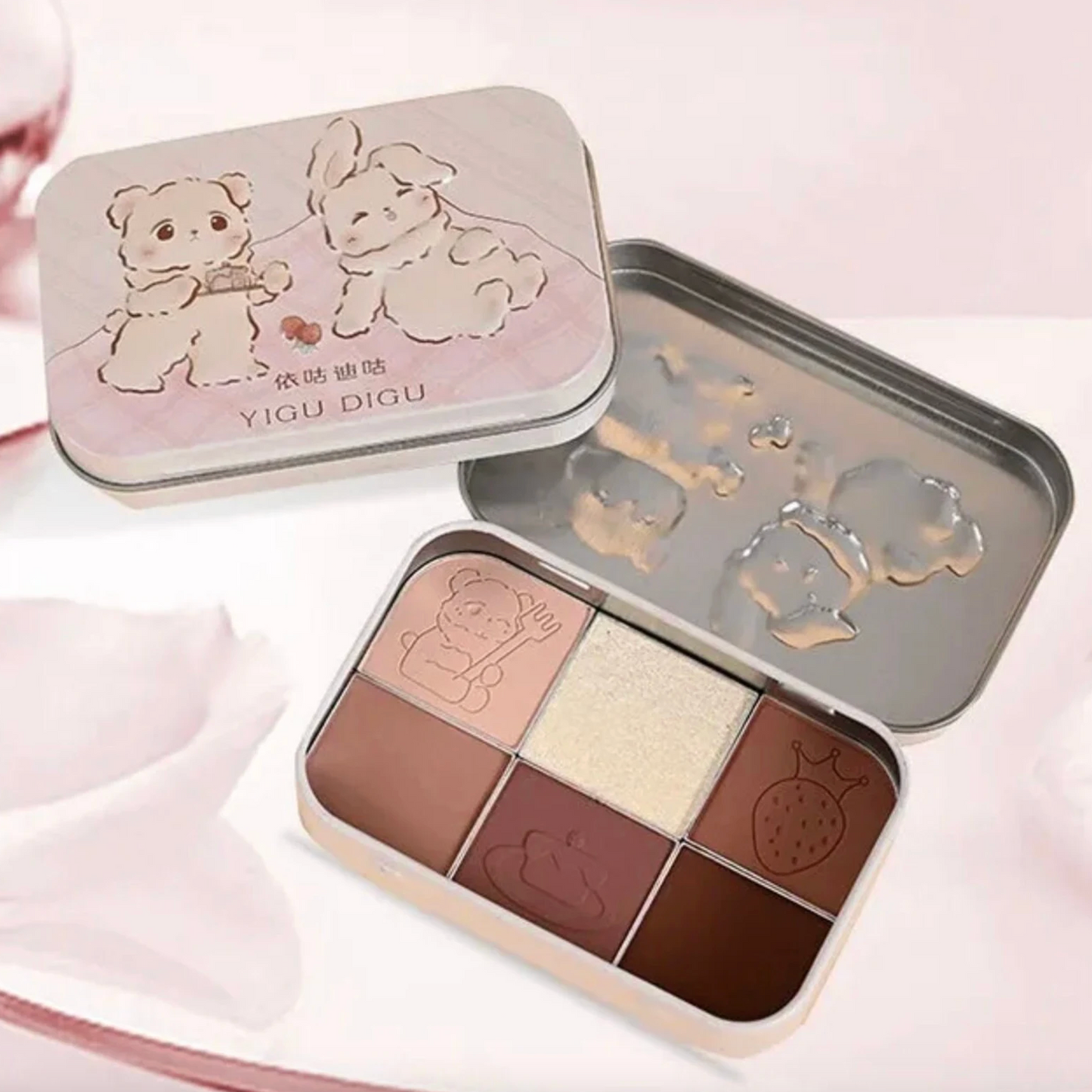 YIGU DIGU Candy Tin Tea Party Eye Palette